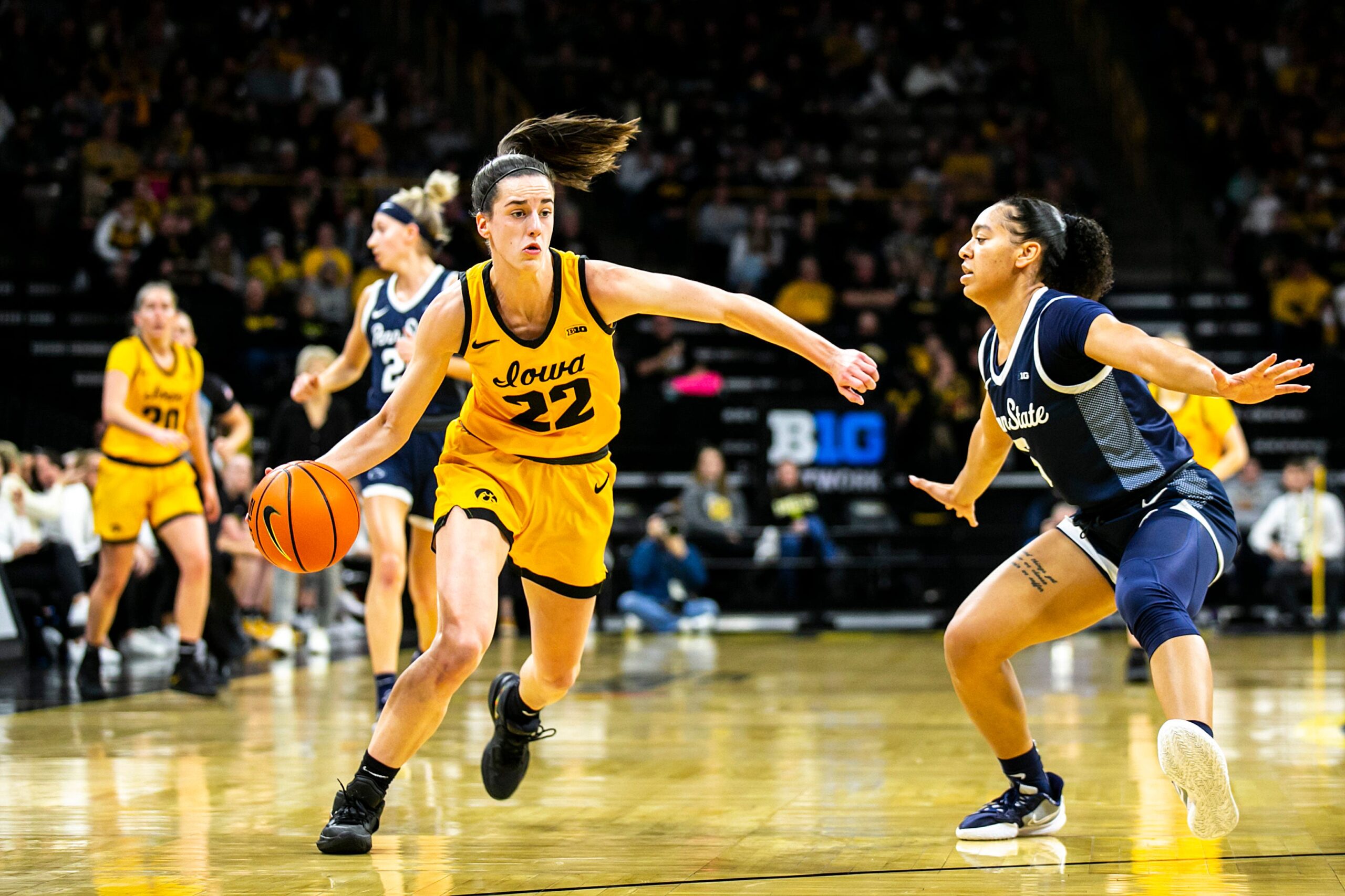 Caitlin Clark ignites Iowa women's basketball win over Penn State