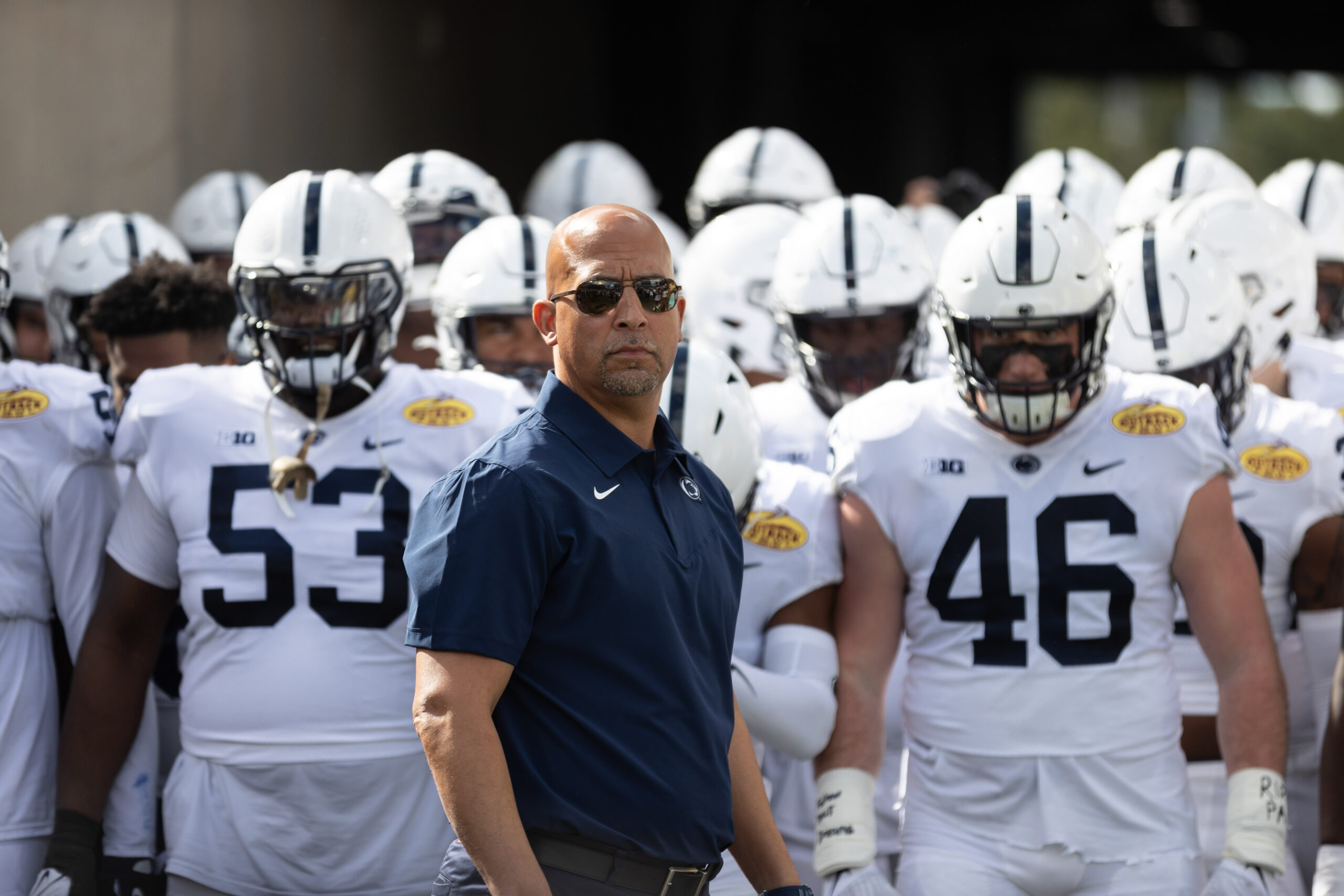 Penn State football head coach James Franklin