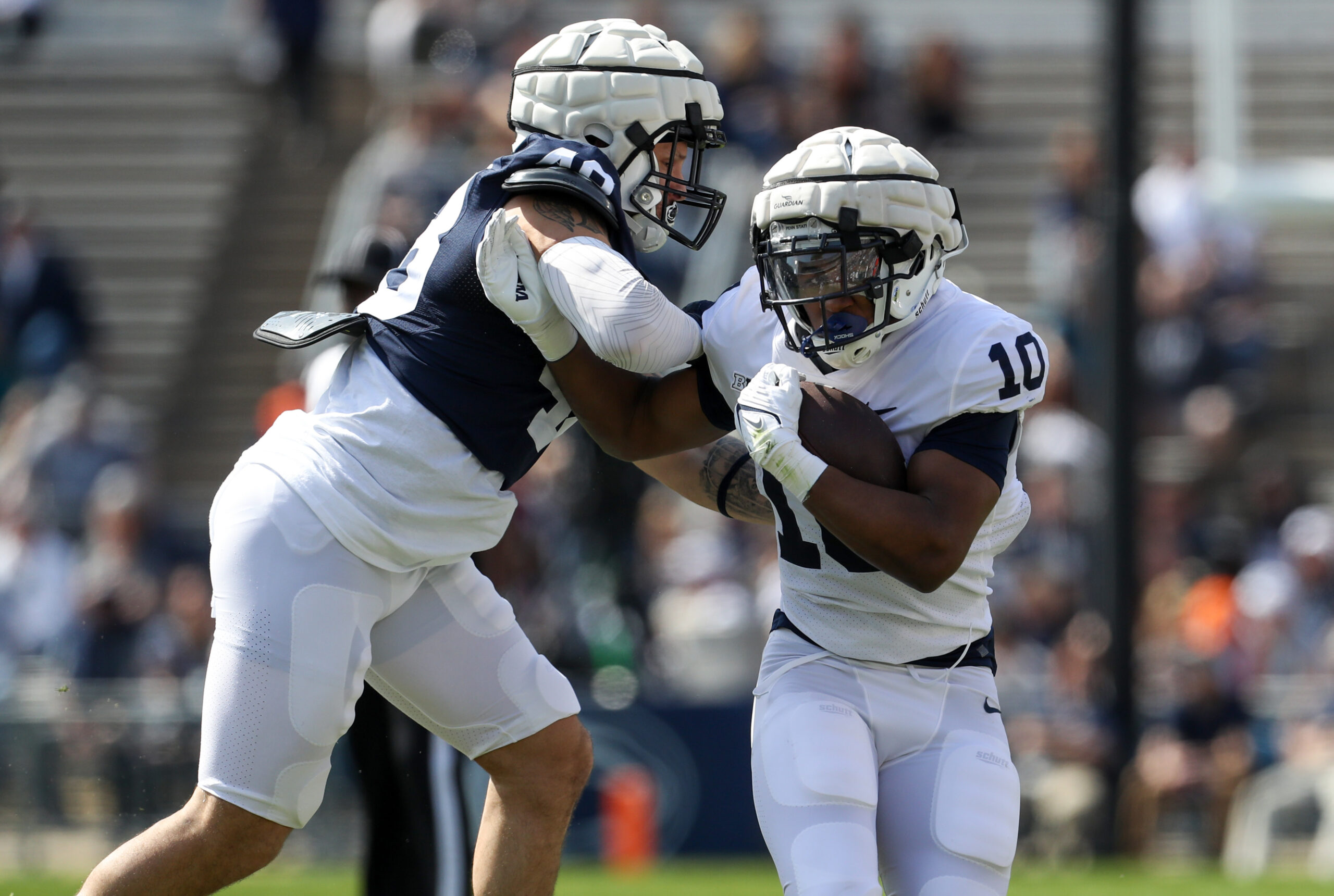 Nick Singleton, Kobe King, spring ball, Penn State football