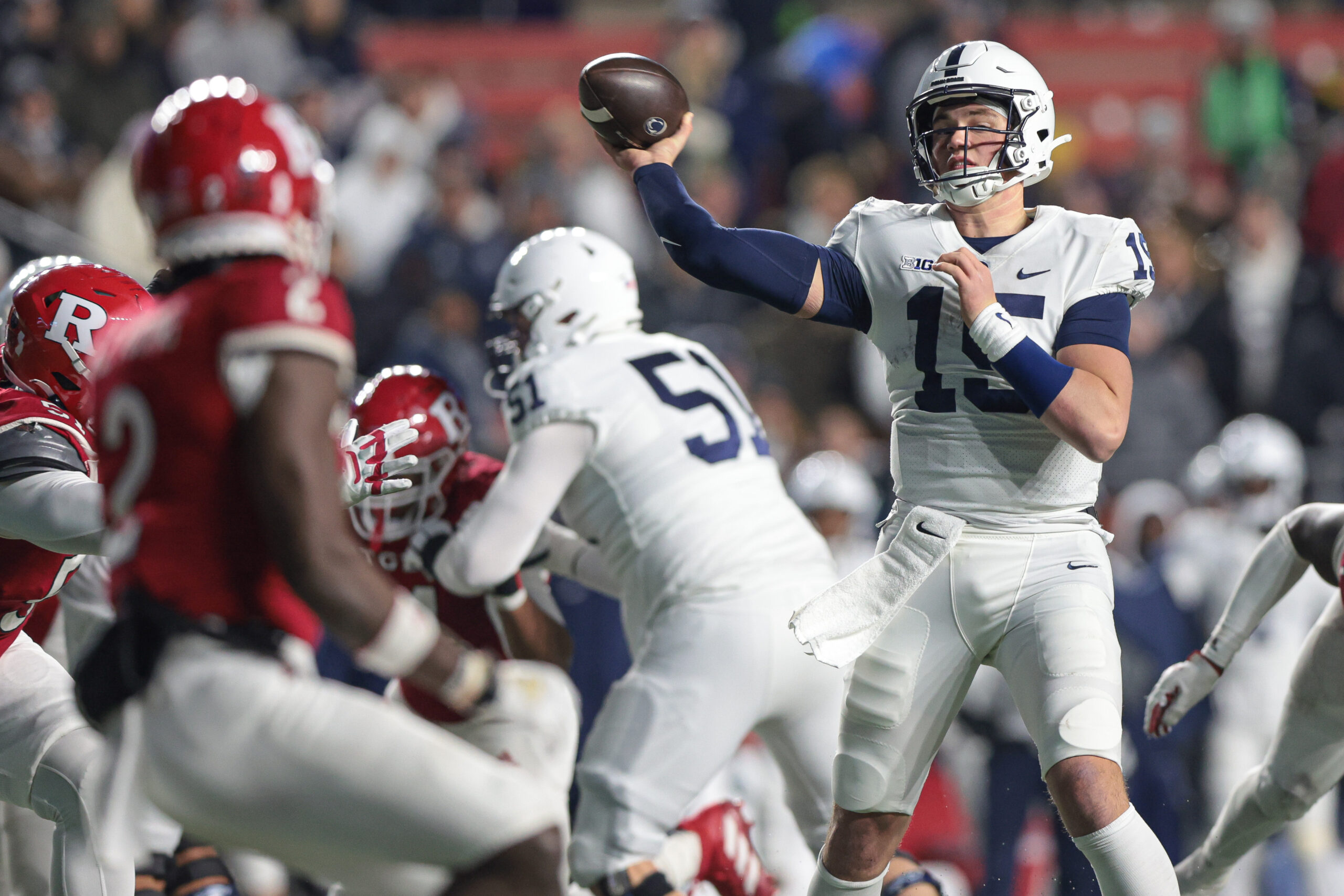 Penn State QBs, Drew Allar, Beau Pribula, Jaxon Smolik