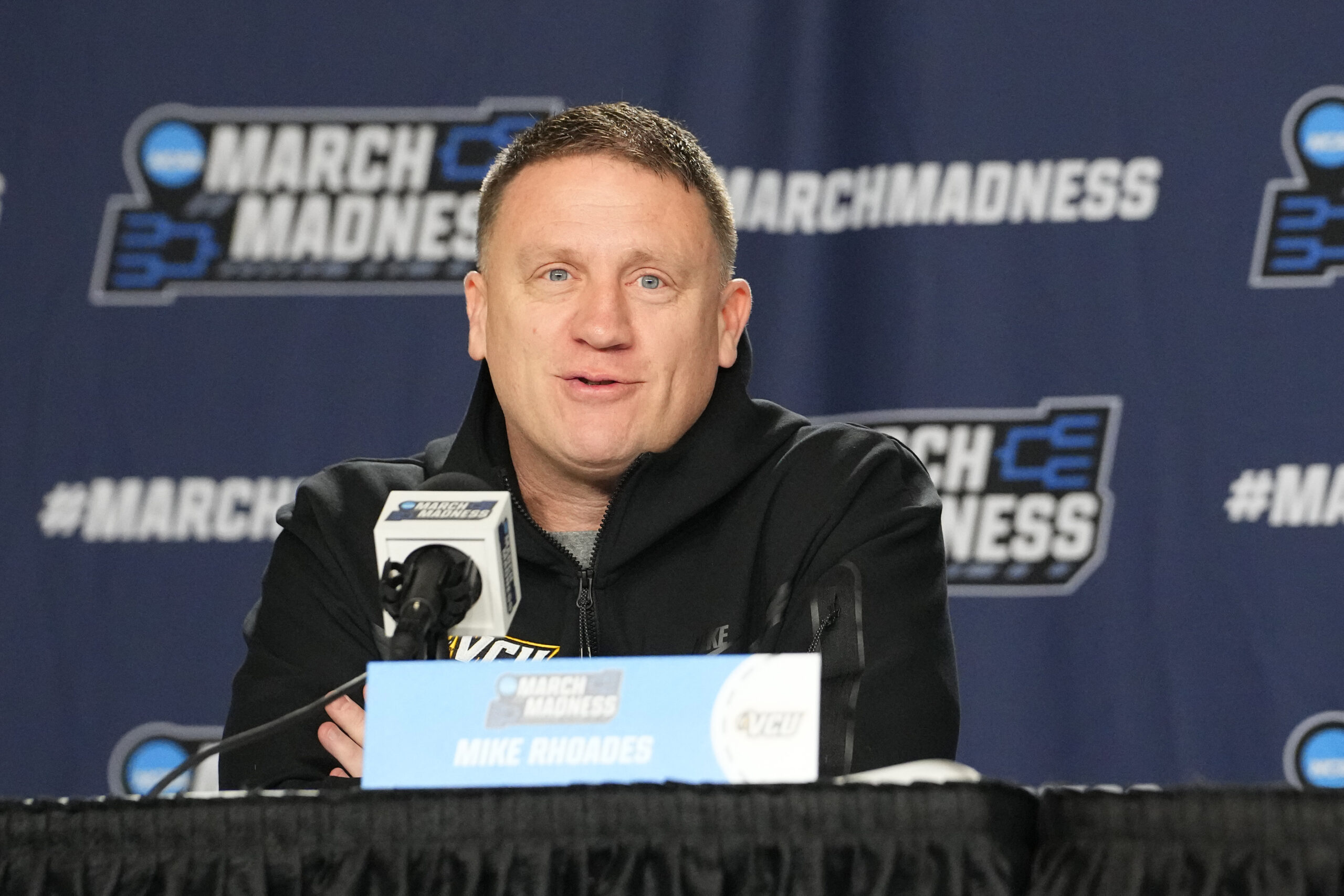 Mike Rhoades of VCU, Penn State basketball, head coach, transfer portal