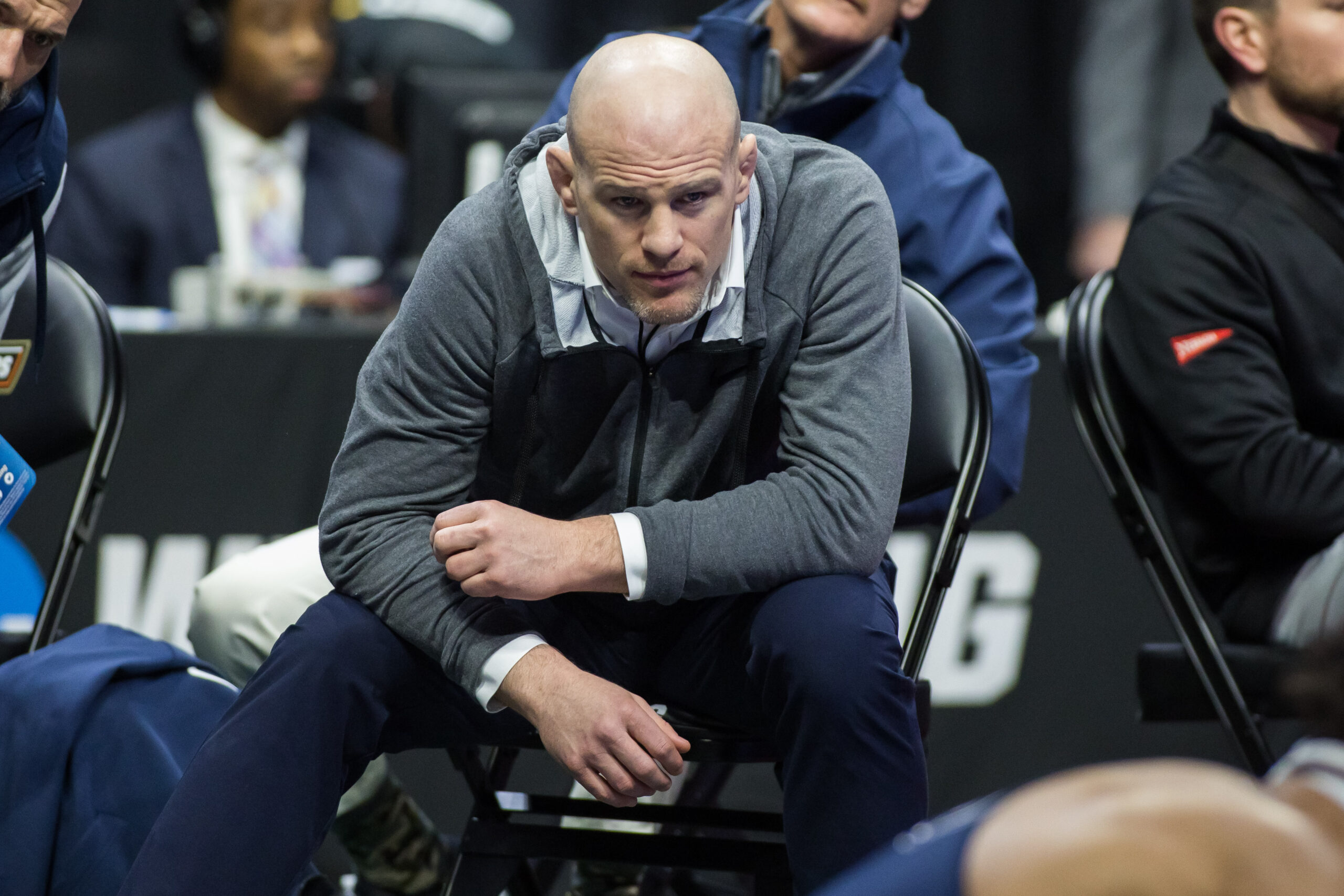 Penn State wrestling coach Cael Sanderson