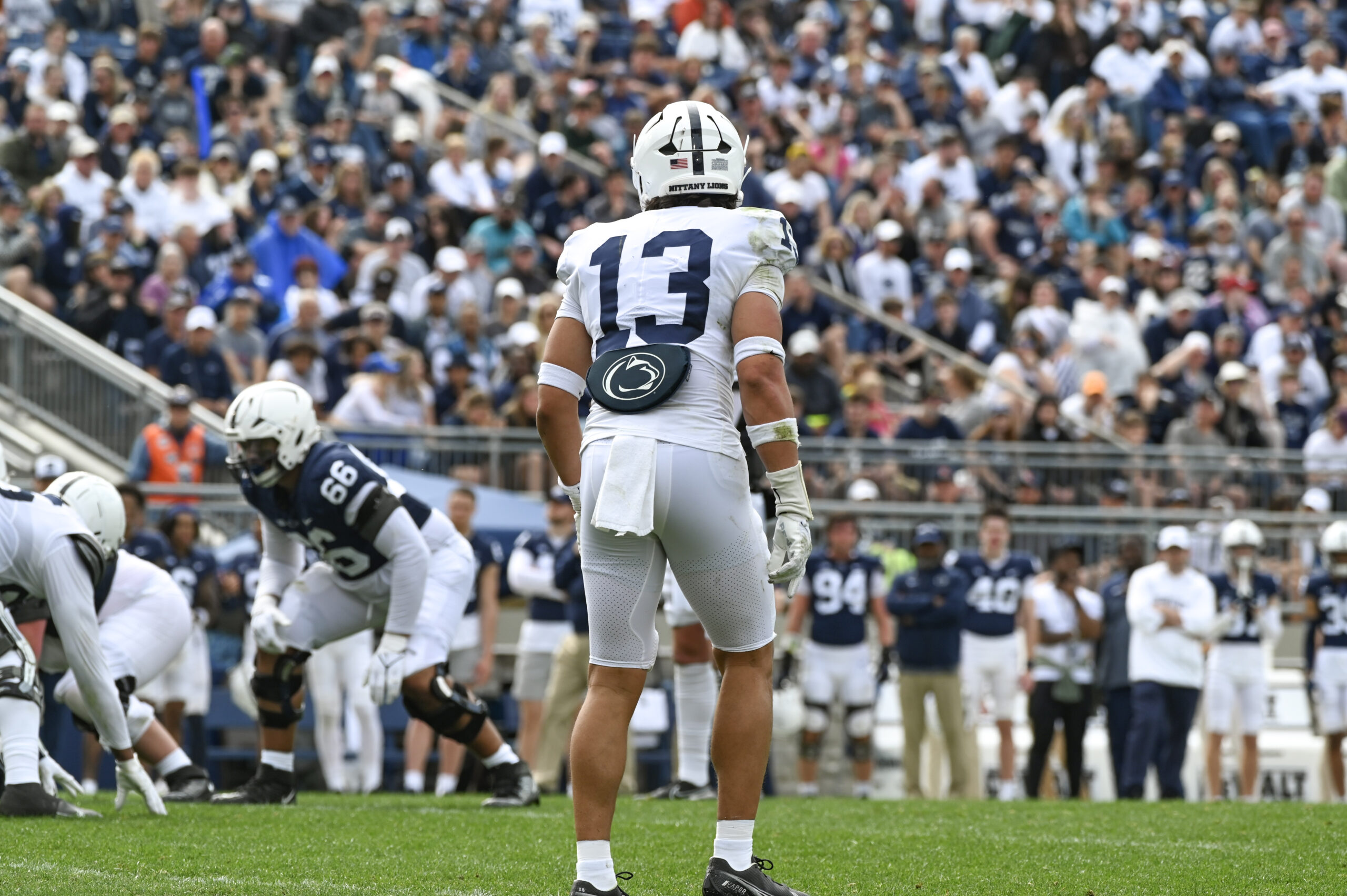 Freshman linebacker Tony Rojas, Penn State football