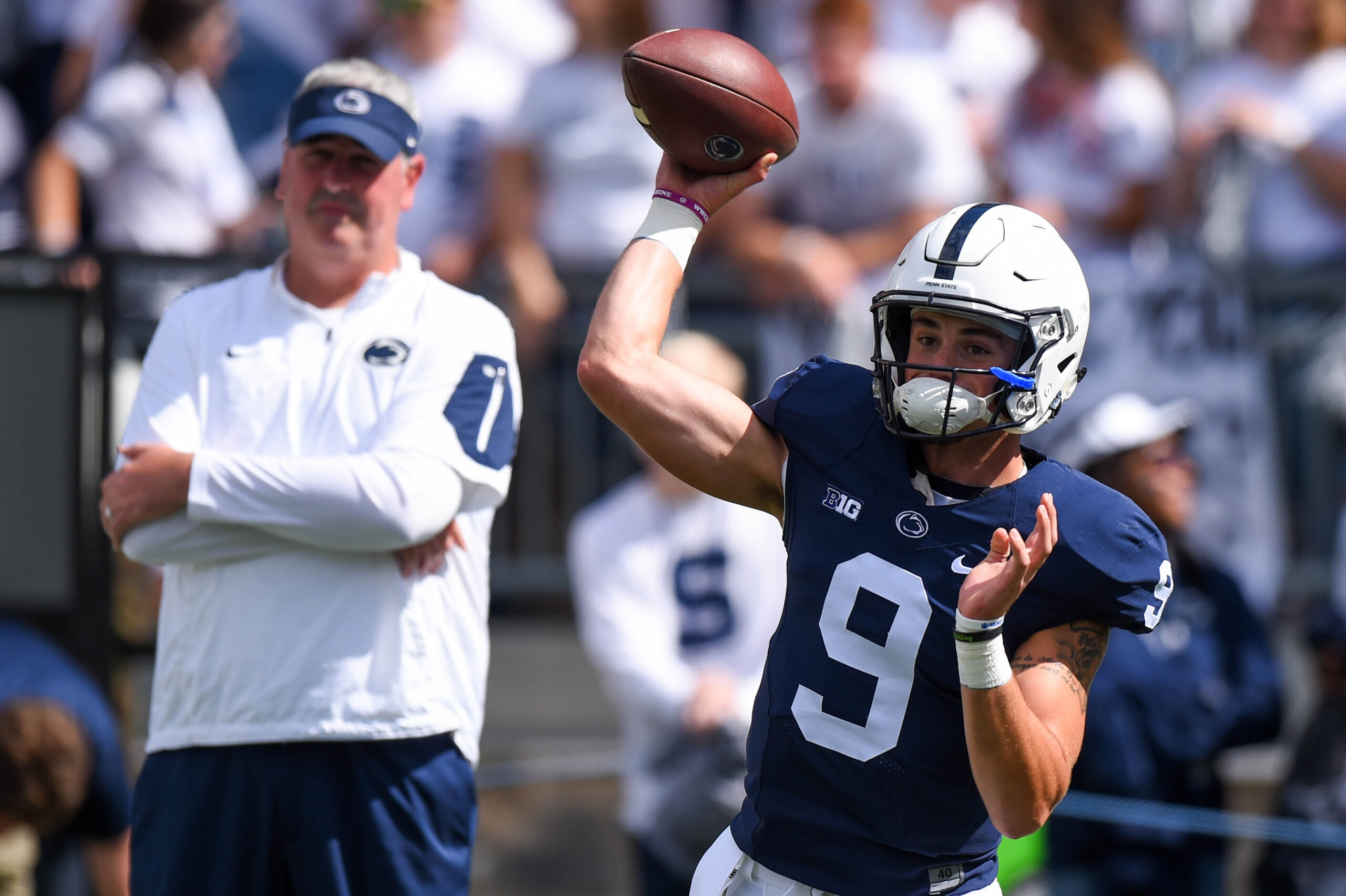 Former Penn State football coach, Donovan Moorhead, Joe Moorhead