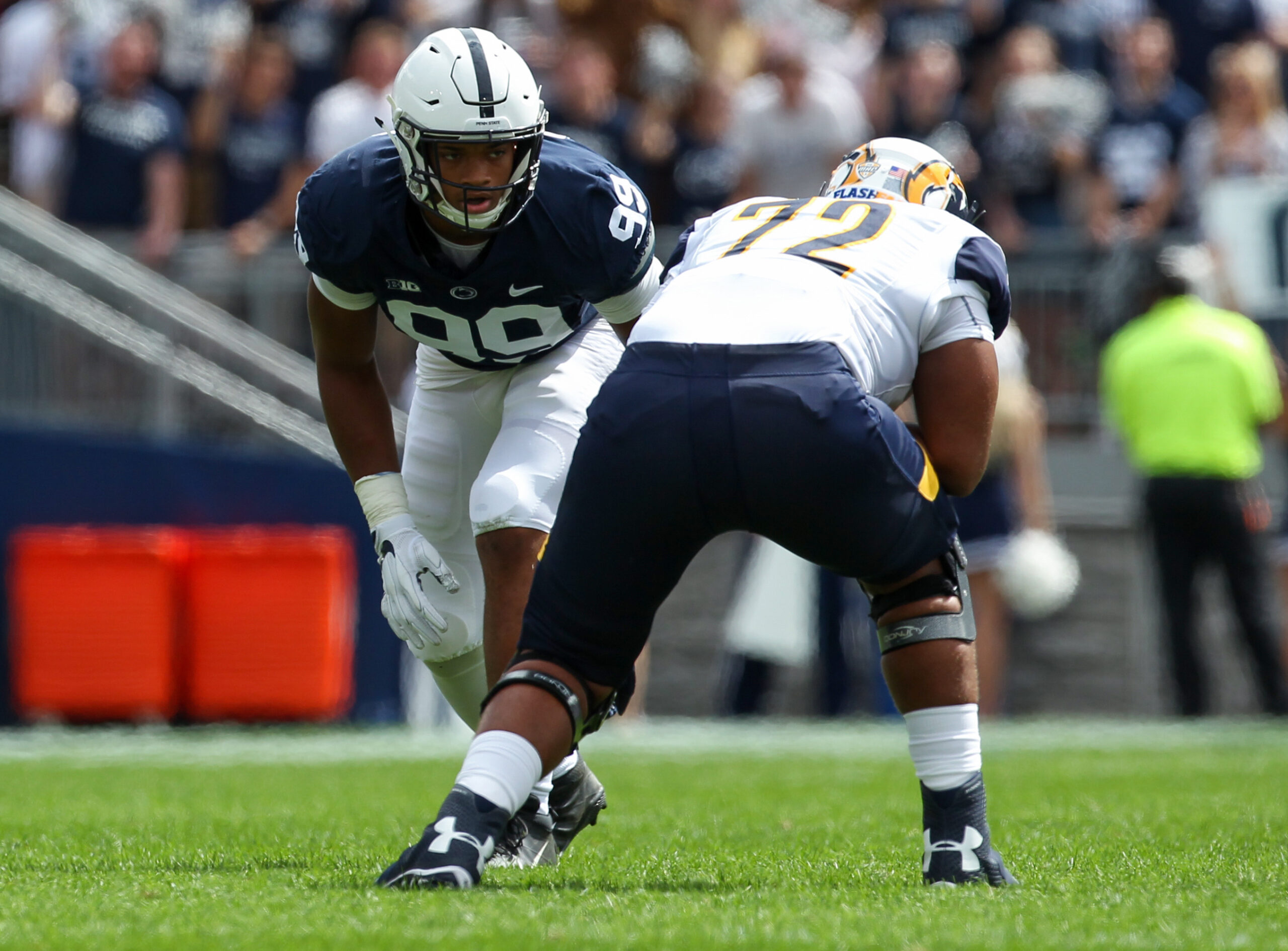 Penn State football. Liam Andrews, James Franklin