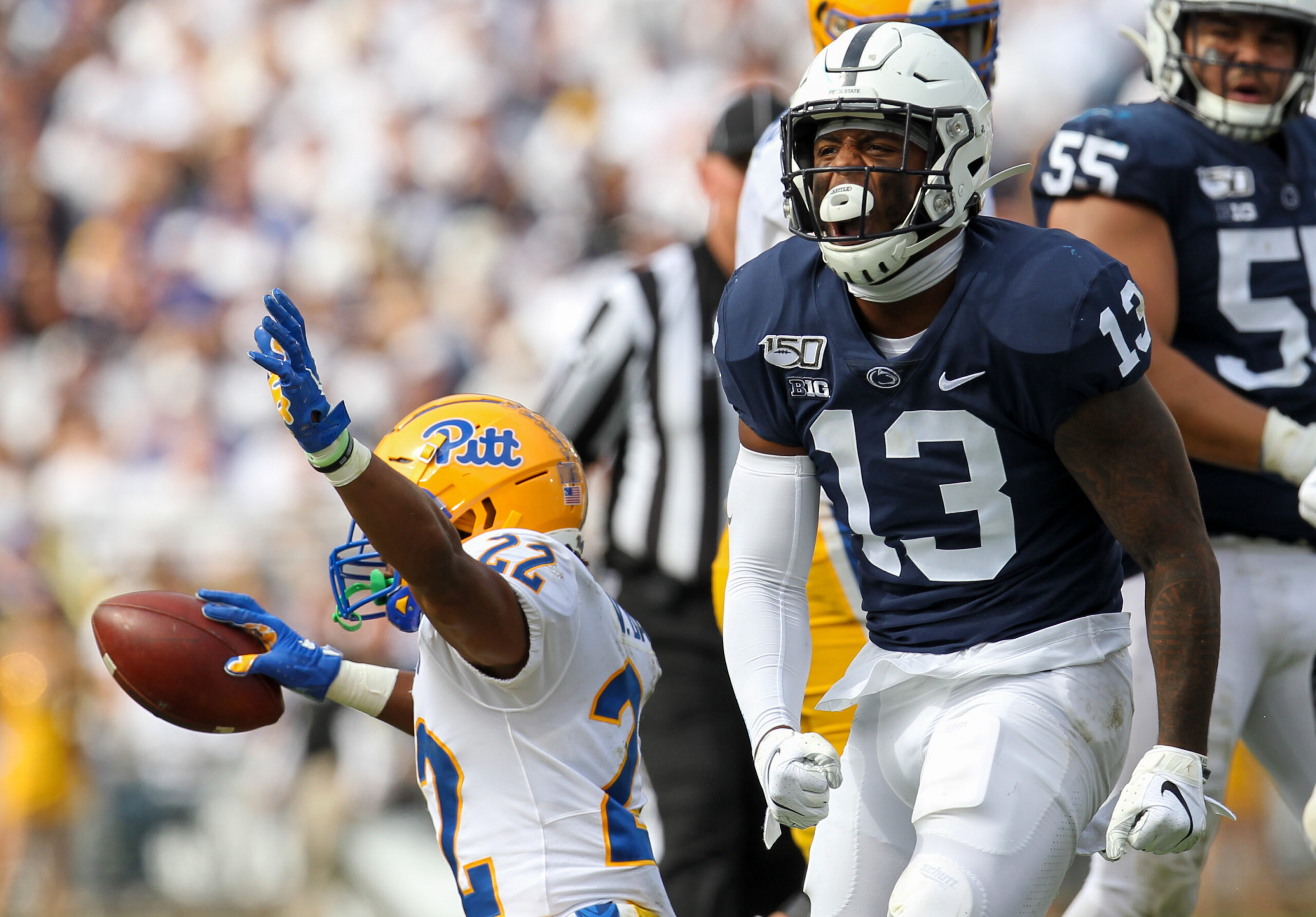 Pitt football player, Penn State football