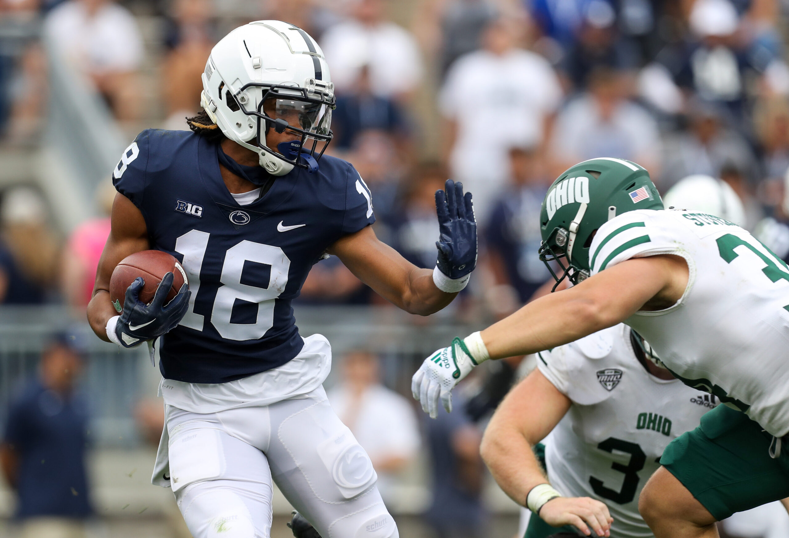 Penn State wide receivers, Omari Evans, Marques Hagans