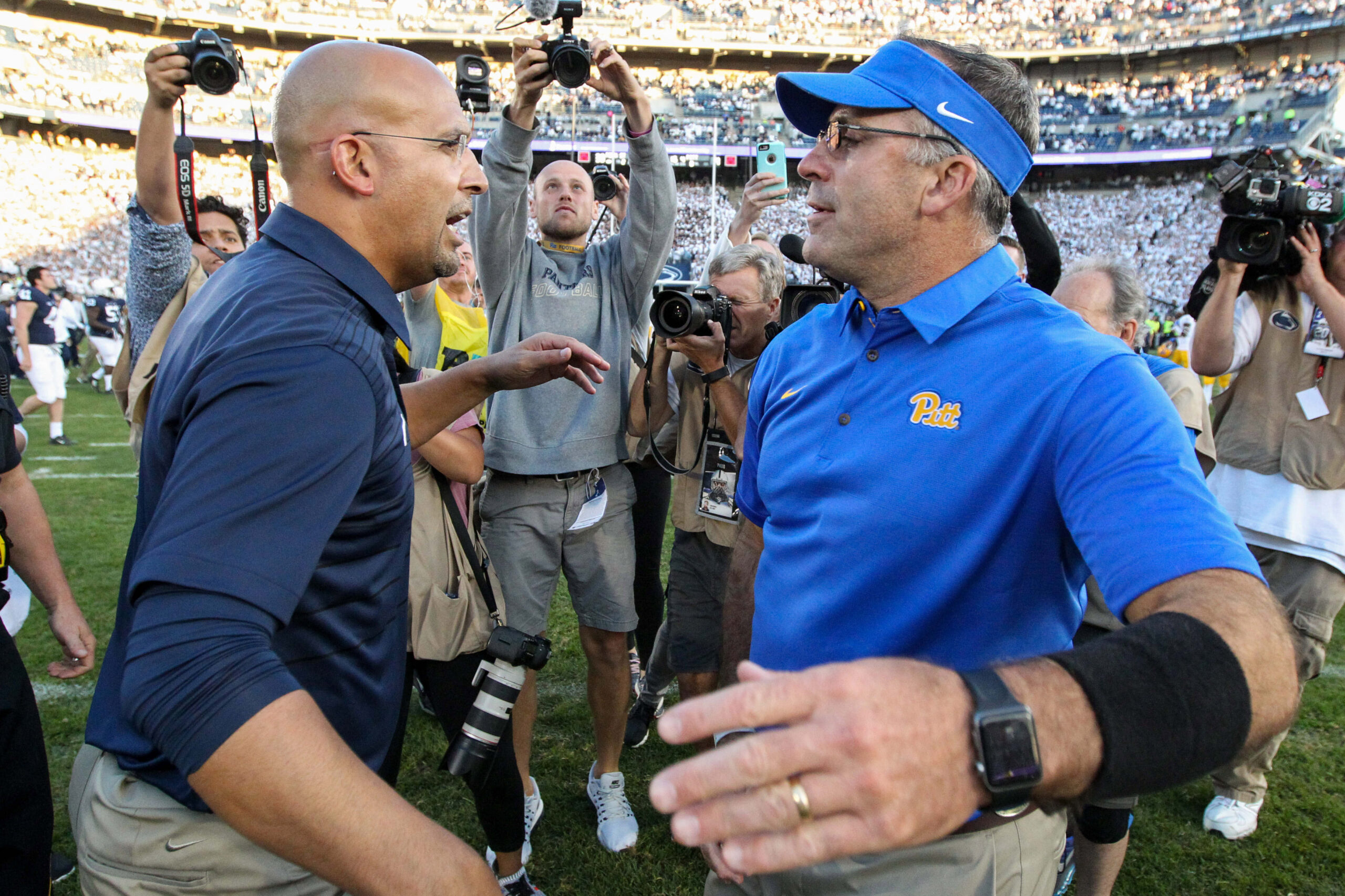 James Franklin, Pat Narduzzi, Penn State football, Media