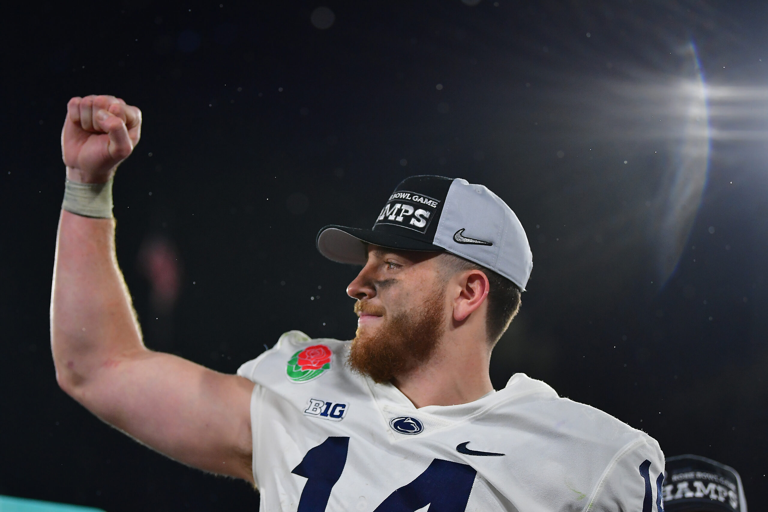 Penn State quarterback Sean Clifford, Penn State Football, Big Ten Medal of Honor