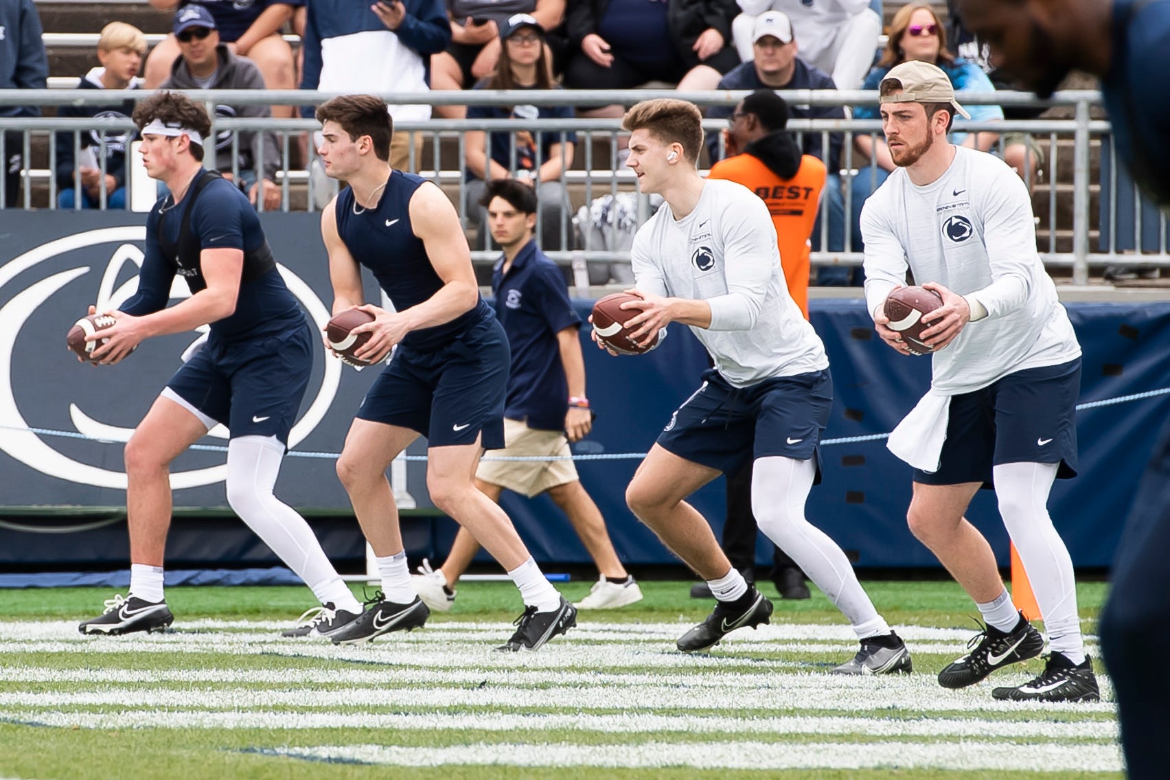 Penn State football, Drew Allar, Beau Pribula, Penn State QBs, Olu Fashanu