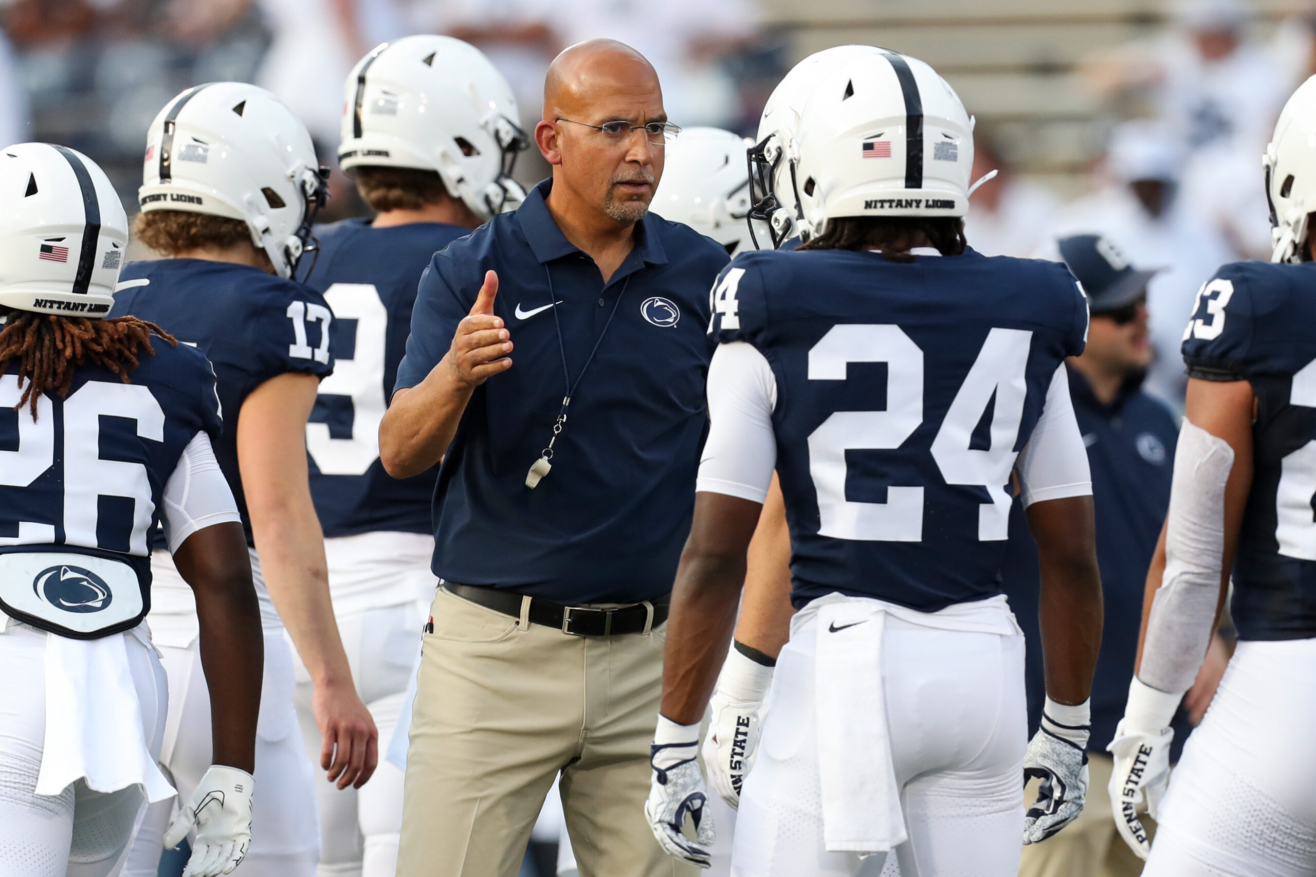 James Franklin, Penn State, Cam Wallace, London Montgomery