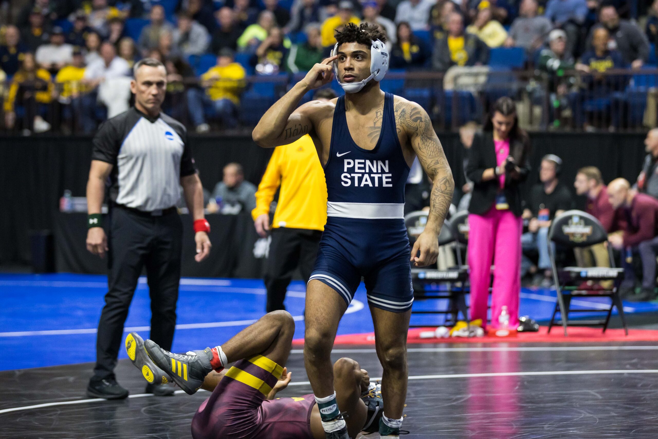 Penn State wrestling, David Taylor, Oklahoma State, Roman Bravo-Young