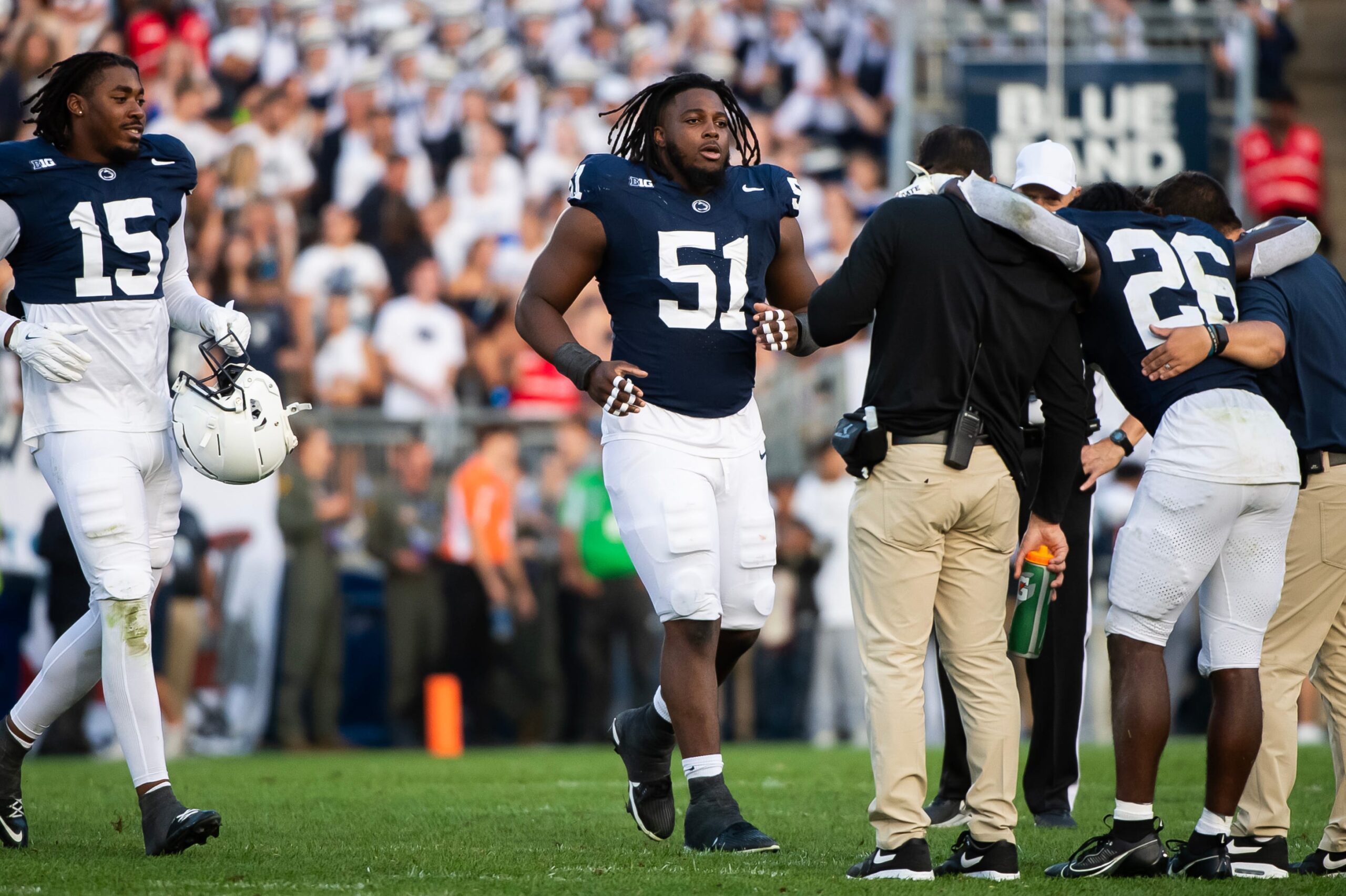 Penn State football, Cam Wallace, Abdul Carter, Dom DeLuca, James Franklin