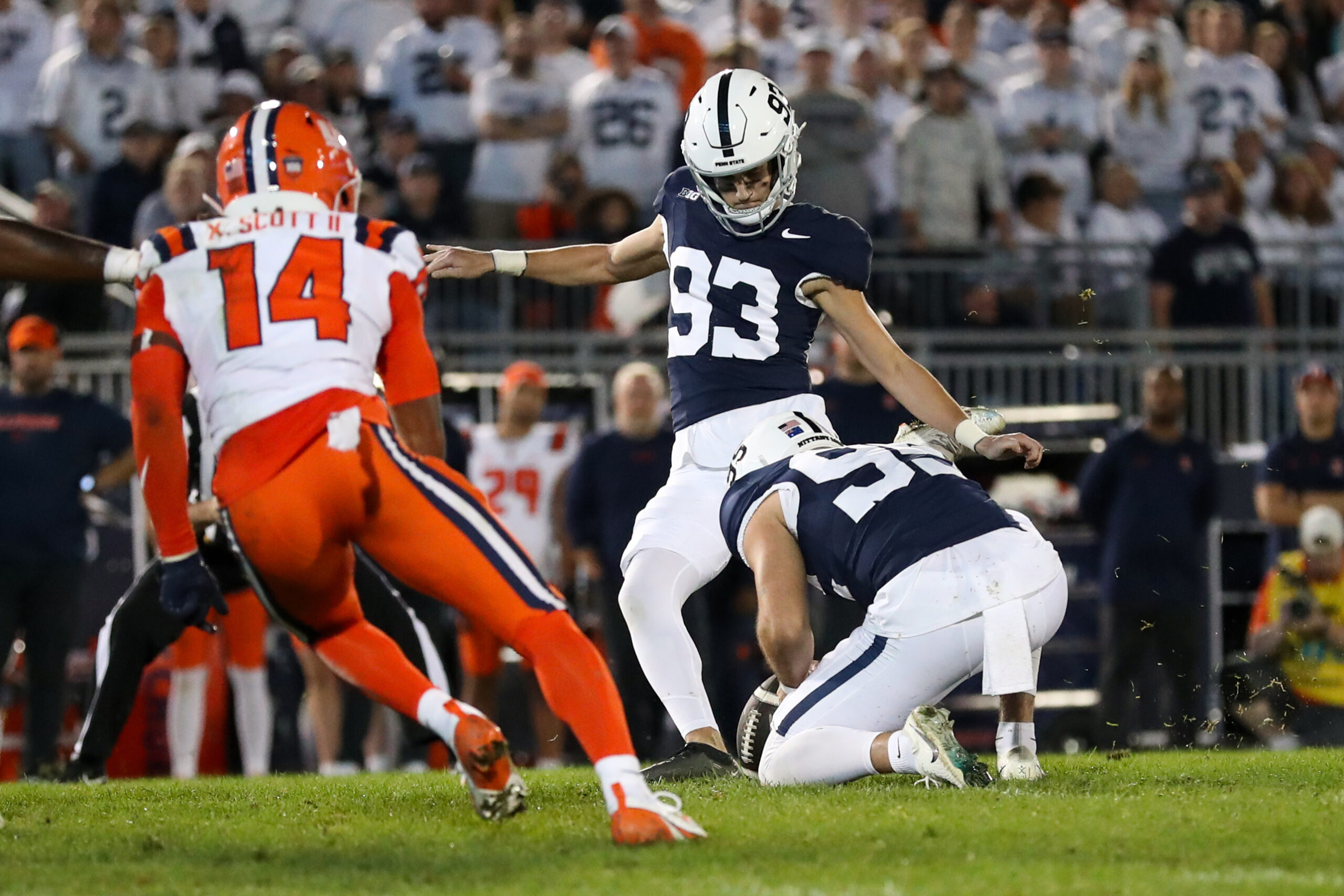 Penn State football, Sander Sahaydak, James Franklin