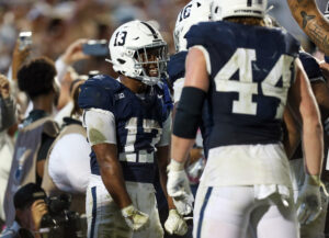 Penn State football. Nick Singleton, Kaytron Allen, James Franklin