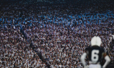 Penn State football, Penn State basketball, Kendre Harrison, James Franklin, Mike Rhoades